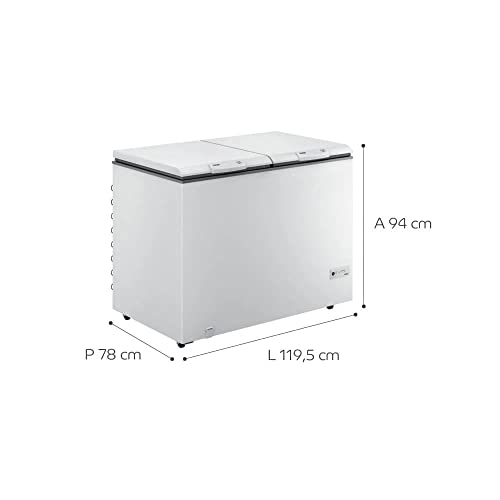 Freezer Horizontal Consul CHB42FB Branco 2 Portas 414L
