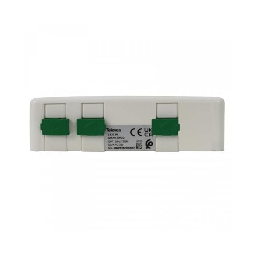 Repartidor óptico SC-APC2D 4db Televes 233710 divisor de señal para ICT 4