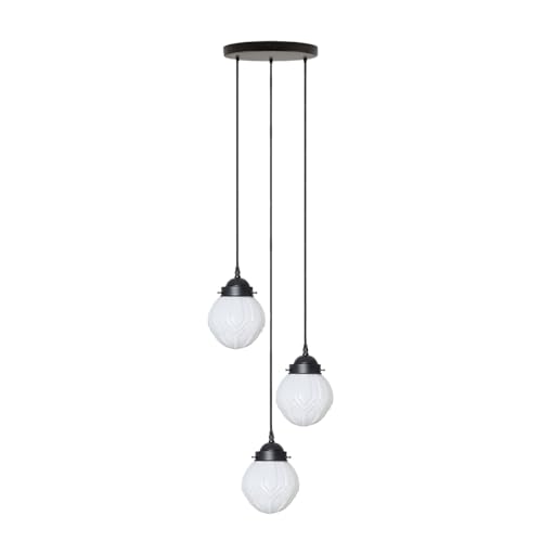 Lampe à suspension 3 lumières Victory luminaire de plafond salon et cuisine