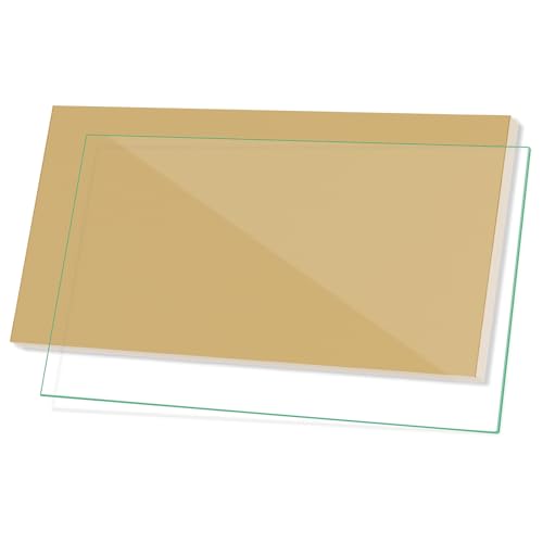 Image of Upgraded MHL61952330 Refrigerator Glass Shelf Compatible with LG Fridge Glass Shelf Replacement Parts LBC24360ST LFC24770ST LDCS24223S Shelves Kenmore Refrigerator Crisper Drawer Cover Tempered Glass
