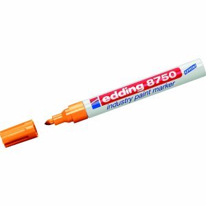 edding 10 x Lackmarker 8750 Industry Paint Marker orange Rundspitze