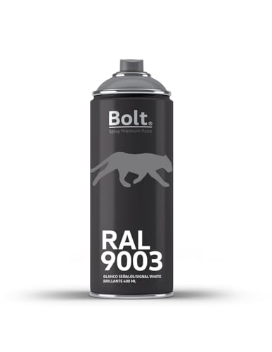 Spray Bolt Premium Acrílico Brillante Ral 400 Ml (RAL 9003 Blanco señales)