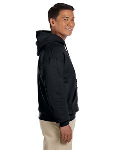 Gildan Adult Heavy Blend 8 oz, 50/50 Hood - BLACK - 5XL - (Style # G185 - Original Label)3