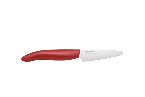 Kyocera Keramik-Messer Weiß 7,5cm Griff Rot