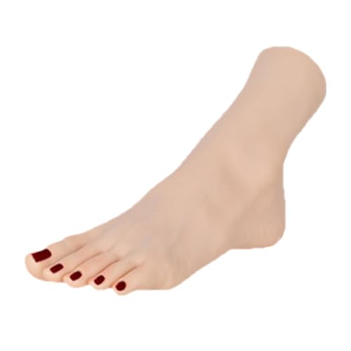 Generic Female Mannequin Feet Display, Foot Model Photography Prop, Ankle Bracelet Shoes Sock Display for Shoes Jewellery , Right, 22cmx17cmx8cm