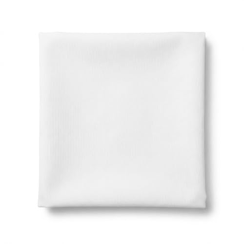 Pantalla de Fondo Fotográfico Opaco Plegable 3x2m, Poliéster Algodón Blanca - Ligera y Durable, Fácil Instalación, Absorción de Luz Mejorada para Fotografía y Video