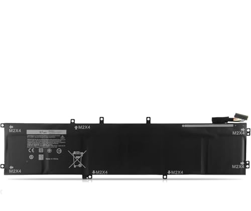 Image of 97Wh 6GTPY Laptop Battery for Dell XPS 15 9550 9560 9570 7590 Inspiron 15 7500 7501 7590 7591 Vostro 7500 7590 i7-7700HQ 5D91C GPM03 4GVGH 1P6KD 5XJ28 5D91C 5041C D1545 D1645 D1745