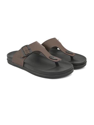 Image of STANPHORD Men's Vintara Thong Stylish & Fashionable Boys | Lightweight Comfortable Durable Slip on Adjustable Strap Sandal Slipper for Man | Everyday Comfort Chappal