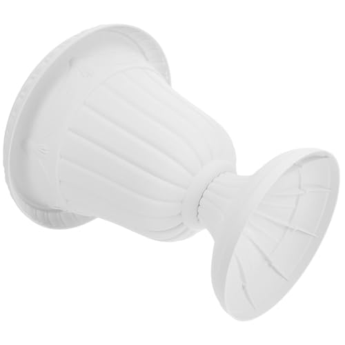 NUOBESTY Pot de Fleurs de Colonne Romaine Vintage Jardinière sur Piédestal Haute Diamètre 25 CM Pot de Fleurs D’Extérieur pour Décoration Mariage et Centre de Table Intérieur