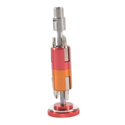 RNXRZANK レンチ、マルチツール、アルミニウム合金、ポータブル、中空クランクセット(21mm以上)、アクセサリー、プロ仕様の消耗品, 赤