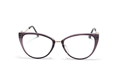 Óculos Armação Feminino Gatinho Com Lentes Sem Grau Ny-001 (Lilás)