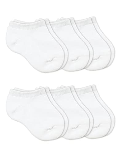 Image of Jefferies Socks, Llc Unisex-baby Newborn 6 Pack Seamless Sport Half Cushion Low Cut Socks