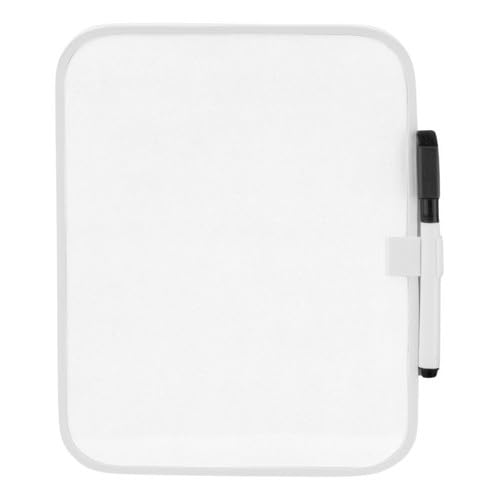 Quadro Branco Magnético, Kit 5 Mini Lousa para Anotações Lembretes Recados para Fixar em Geladeira e Metais Kit 1 a 5 Peças, 1 X 21 X 28cm(Branco,KIT - 1)