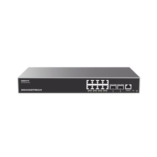Image of Grandstream GWN7811P | 8-Port Gigabit Ethernet Layer 3 Managed PoE Switch
