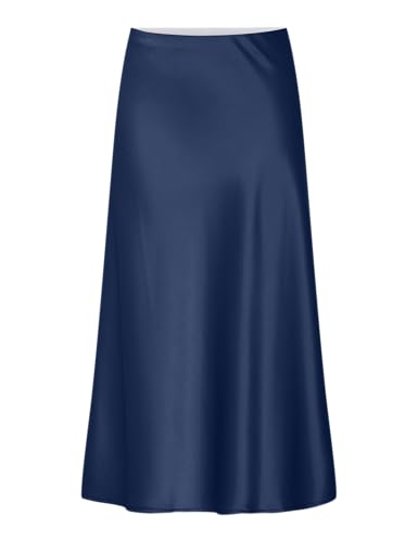Jupe midi bleu marine Y.A.S Yaspella taille XXL vêtement tendance femme
