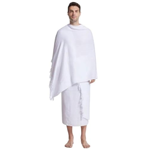 Ropa de peregrinación Hajj de 2 piezas para oración y Ramadán 2