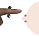 YILUQIFLY Nicht Piercing Magnetische Nippelklemmen Stimulator Anfänger Brustklemmen Magnetische Kugeln Nippelclips Brust Nippelklemmen Frauen Geschenk für Mann Erotische Flirt SM Spiele (4-Paar)