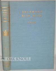 Hardcover DELAWARE BLUE BOOK, 1957-1958 Book