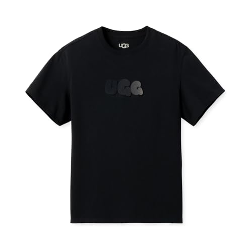 UGG Women's Bubble Logo Tee Shirt, Tar, S at Amazon Women's