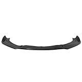 IKON MOTORSPORTS Front Bumper Lip, Compatible with 2013-2017 Nissan Sentra, CS Style Unpainted Black PU Polyurethane Air Dam Chin Spoiler Protector Splitter