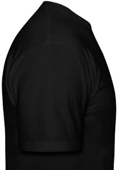 T shirt black plain side view Clearance