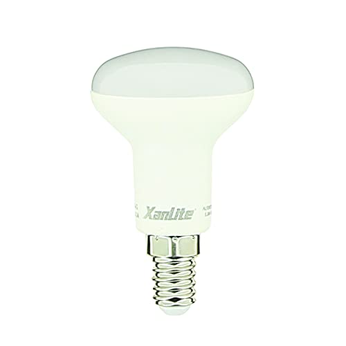 Xanlite Bombilla LED R50 reflector casquillo E14 - Bombilla E14 LED Ángulo de iluminación 120° - Bombilla LED E14 5,6 W equivalente a 40 W, intensidad de 470 lúmenes - luz blanca neutra - ALR50CW Cover