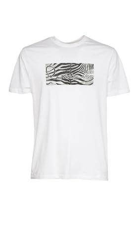 T-shirt Cavalli Class 00053 Homme confection italienne en coton noir chic