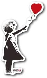 話題 有名 16デザイン 透明ステッカー Sサイズ ブランダライズド アート グッズ (010)