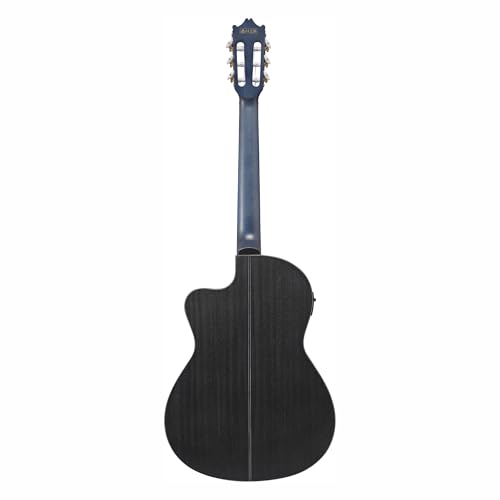 Image of Ibanez GA5FMTCE Thinline Nylon Acoustic-electric Guitar - Open Pore Berry