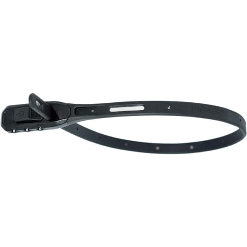 Hiplok Z LOK COMBO, Multifunktions-Sicherheitsband, Unisex, ALL BLACK, 43cm Schließumfang
