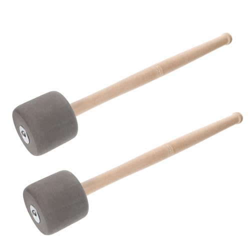 ERINGOGO 2pcs Baquetas para Bombo con Mango de Madera y Cabeza de Espuma, Accesorio para Percusión, Agarre Cómodo, Duradero miniatura 7