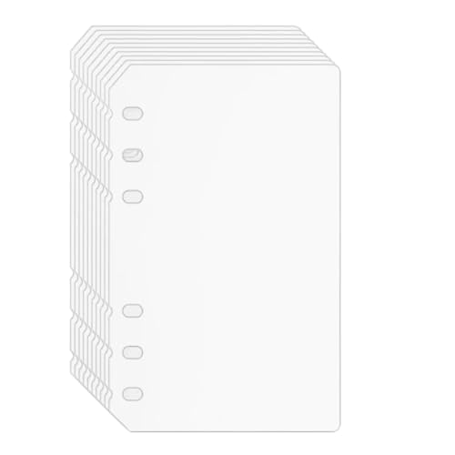 シール帳 プラバン 透明 6穴バインダー A6サイズ大容量,【リフィル×20枚 チャック付きポケット×2枚 シール台紙×4枚】推し活収納 PPシート カードブック 下敷き 剥がせる 剥離紙 カードスリーブ コラージュノート クリア手帳 プリ帳 システム手帳 (ザラ付きシール台紙10枚)