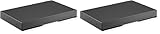 ROLINE Untertisch-Schublade, slim, Schwarz (Packung mit 2)