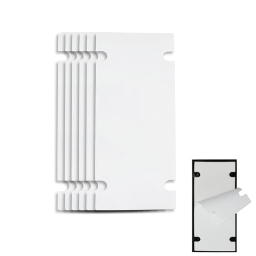 TEKCAM Double Sided Tape No Drill Doorbell Mount Compatible with Ring Battery Video Doorbell, 6 Pack Strong Adhesive Sticky Pad Video Doorbell Mounting Tape