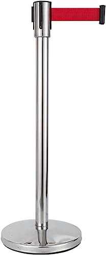 Cordon de barrière rétractable en acier inoxydable or 5m ELzEy