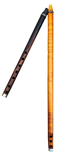 Indiancultura Professional Rajasthani Musical Instrument Algoza Woodwind Male Female Alghoza Love Music - Live Music Shahinai Used Festivities,Satsang Best Gift. #TOP3