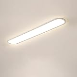 Plafoniera LED ultra sottile: disponibile nelle lunghezze di 40/60/80/100/120 cm e opzioni di alimentazione di 32/40/48/56/64W, questa plafoniera a LED lineare presenta un profilo sottile da 2,8 cm. Realizzato in plastica ignifuga e metallo, offre resistenza alla corrosione ed efficace dissipazione del calore. Il suo design elegante si abbina a vari stili di interni, rendendolo una soluzione di illuminazione versatile per la casa o l'ufficio.