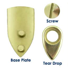 MUSICMEDIC.COM SELMER STYLE THUMB HOOK PARTS for SAXOPHONE REPAIRS (Tear Drop) - Thumbnail 2