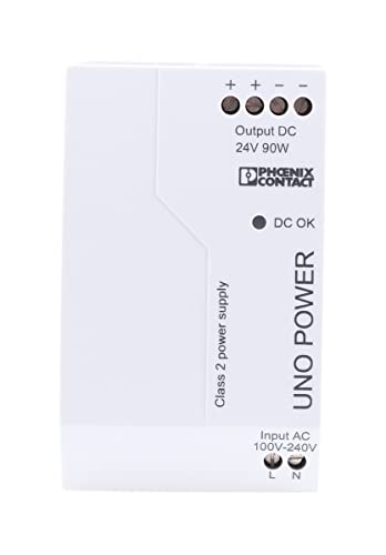 PHOENIX CONTACT UNO-PS/1AC/24DC/90W/C2LPS Primär getaktete Stromversorgung UNO POWER zur Tragschienenmontage, 1-phasig Eingang, 24 V DC / 90 W Ausgang