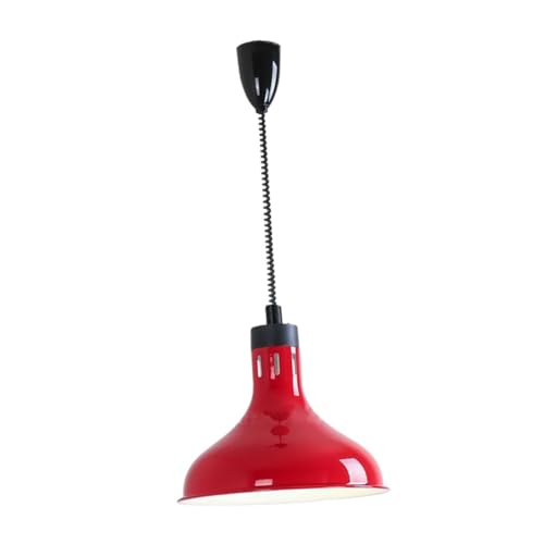 Lampe chauffante buffet rouge rétractable E27 contre les plats froids - 8