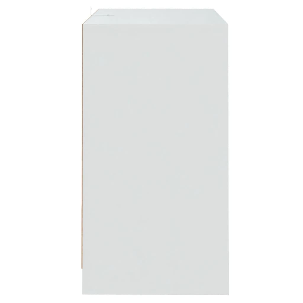 vidaXL Komoda, biała, 70 x 41 x 75 cm, płyta wiórowa, szafka boczna, komoda, mebel, szafki boczne, komody, meble