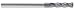 End Mill, 5/8" Dia, 1-1/2" Cut, Carbide