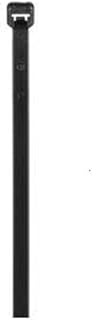 Panduit PLT2S-C0 Pan-Ty Locking Tie, Standard, 7.4-Inch Length, Weather Resistant Nylon 6.6, Black (100-Pack)