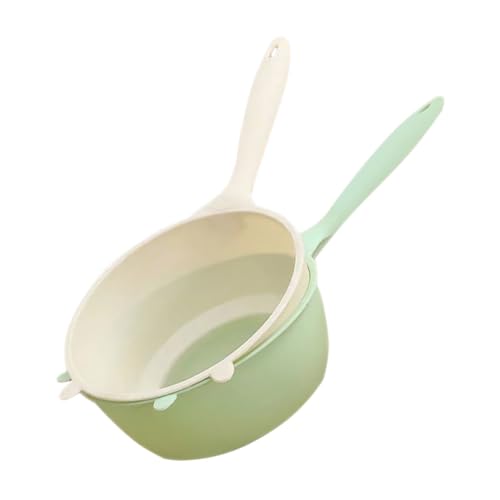 TOGEVAL 2 piezas Cesta Lavadora de Arroz Diseño Malla Fina Filtro Multiusos Plástico Resistente para Cocina Compacta