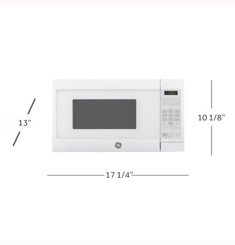 GE Countertop Microwave Oven, 700 Watt, 0.7 Cu. Ft., White, GCST07N1WWW - image 2