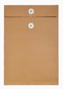Sewing Pattern Organizer – 20 Pack, Large Sewing Pattern Storage Folder with Button Closur, Storage Envelopes for Home Office, 9.45" x 13.4" (240mm x 340mm) + 1.2" Gusset (30mm)