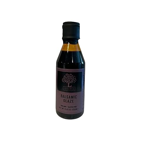 Liokareas Greek Balsamic Glaze - Organic - NonGMO - 8.45oz - Made from Grapes Grown in Greece - NO ADDED SUGARS Cover