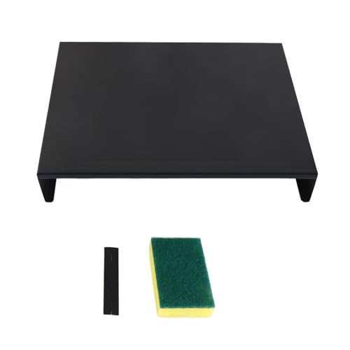 Planche de couverture pour cuisinière à gaz en acier inoxydable noir, couvercle antidérapant pour plaque de cuisson de cuisinière à gaz, couvercle de...
