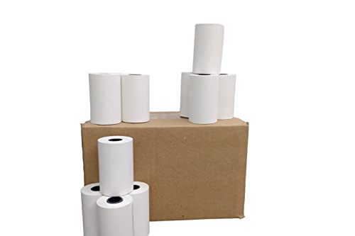 Bobina Térmica Branca 57x18 cx com 80 Rolos - Para Maquininha de Cartão