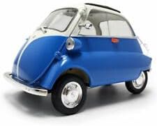 Isetta Blue and White NEX Models 1/18 Diecast Model Car by Welly 24096bl
